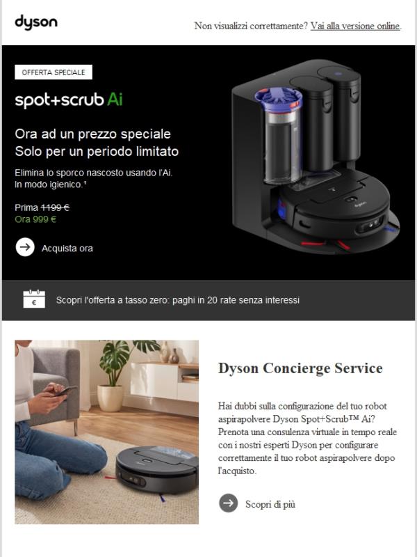 Offerta speciale: il robot aspirapolvere Dyson a un prezzo esclusivo!