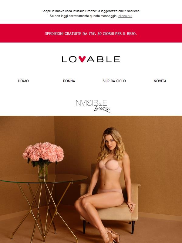 Nuova linea Invisible Breeze: la leggerezza che ti sostiene