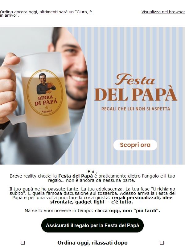 Ultima chance: non rovinare la Festa del Papà 😏