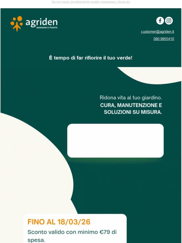 Solo su Agriden.it: -10% sui fertilizzanti!🍃