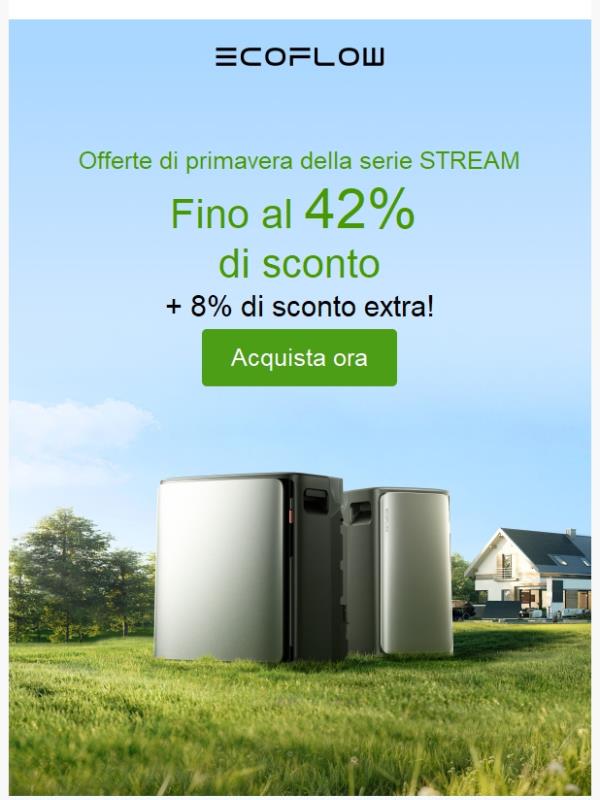 Fino al 42% di sconto: Vivi una primavera carica di energia e risparmi