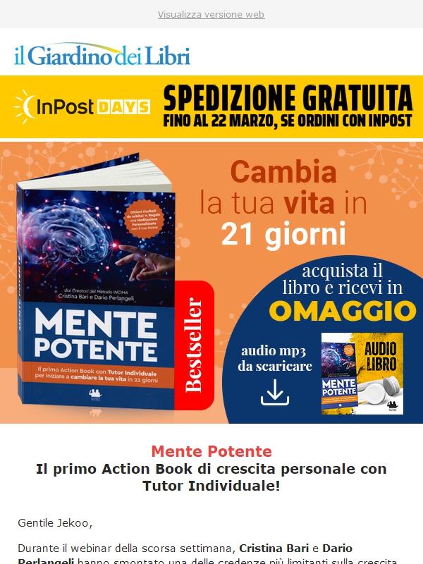 🎧 "Mente Potente" in formato cartaceo e audio. L'audiolibro è in omaggio
