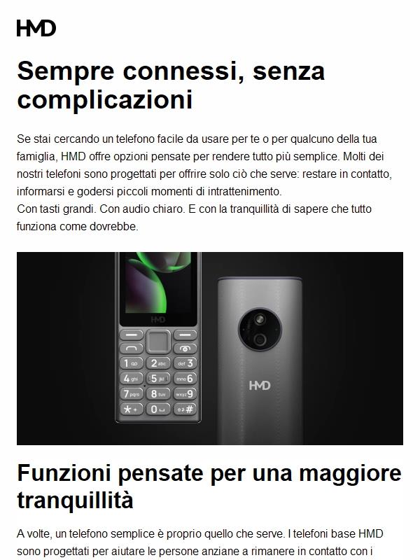 Telefoni facili da usare per senior