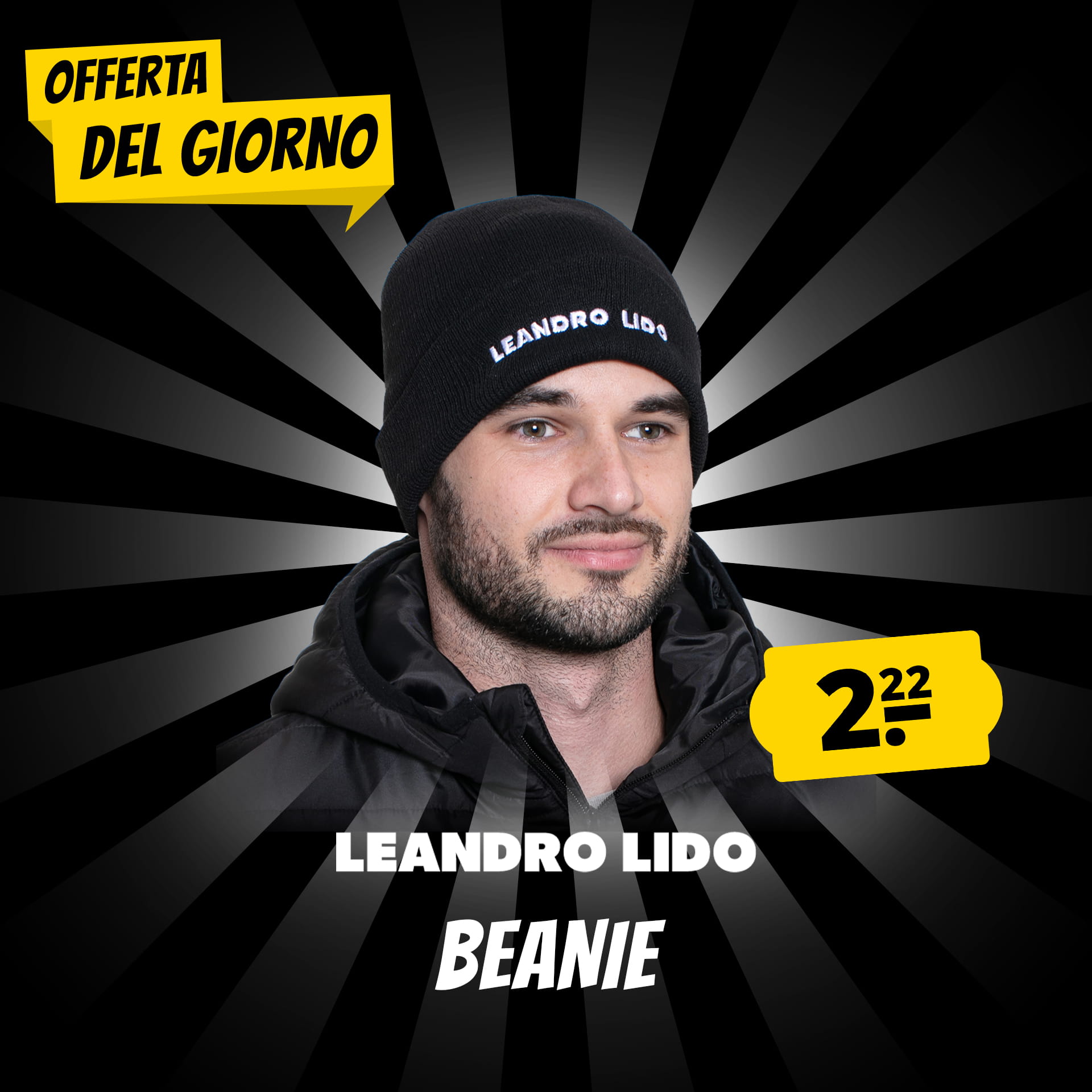 leandro lido callata beanie berretto invernale