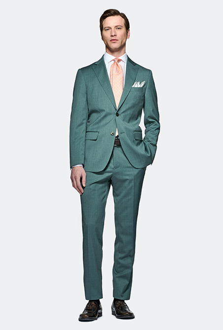 Abito in misto lana tela elastica