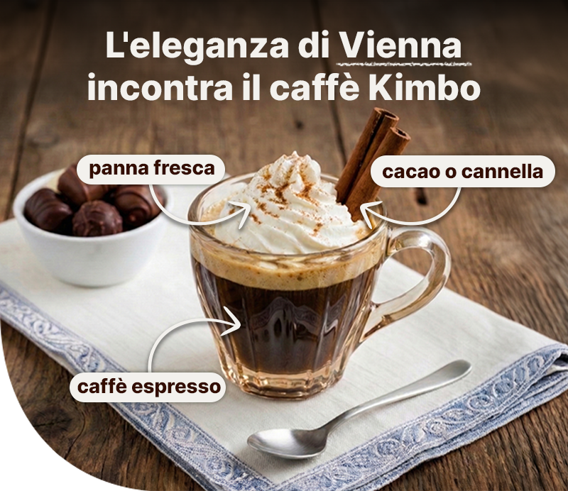 L'eleganza di Vienna incontra il caffè Kimbo