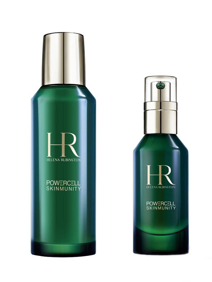 Packshot del Duo Powercell, siero ed essenza su sfondo bianco