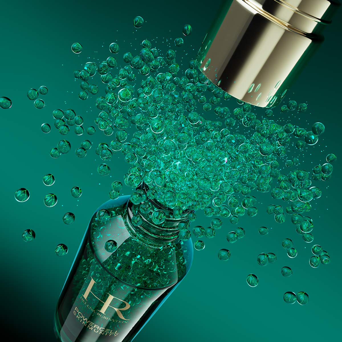 Contagocce del siero Powercell che rilascia una formula di difesa estrema, concentrata con 200 milioni di cellule native di finocchio marino