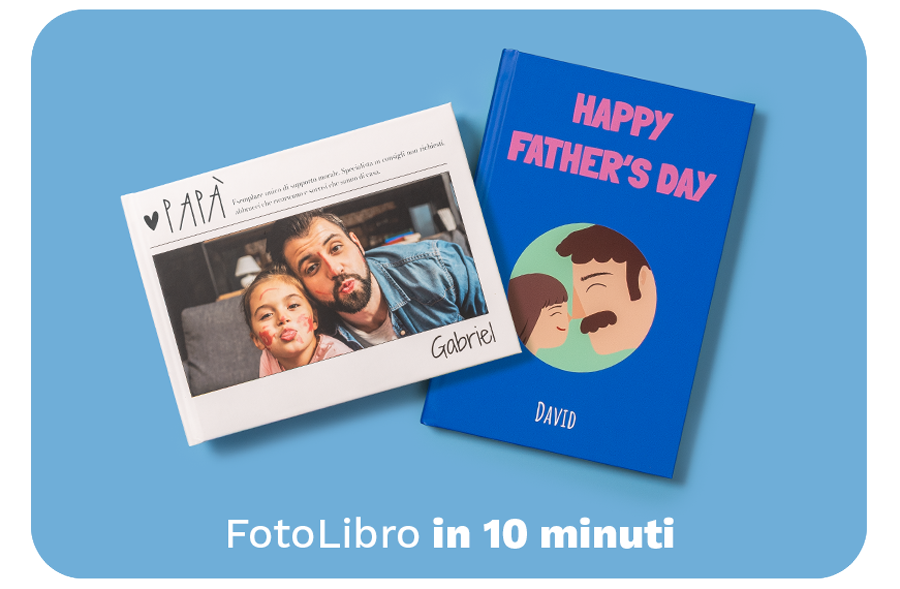 Crea un FotoLibro in 10 minuti, il tempo in cui cuoce la pasta