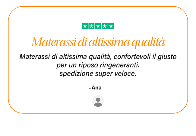 Materassi di altissima qualità Materassi di altissima qualità, confortevoli il giusto per un riposo ringeneranti. spedizione super veloce. - Ana