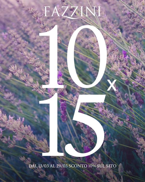 10*15 dal 13/03 al 29/03 sconto 10%