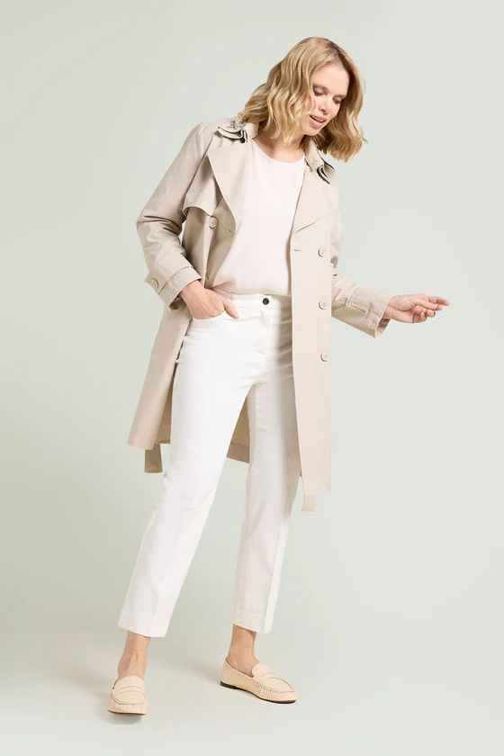 PANTALONI KICK FLARE IN DRILL