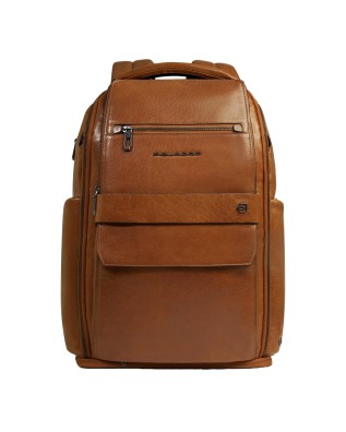 Image of Piquadro - Zaino da viaggio porta pc 15.6'' con porte USB e USB Type C Solm