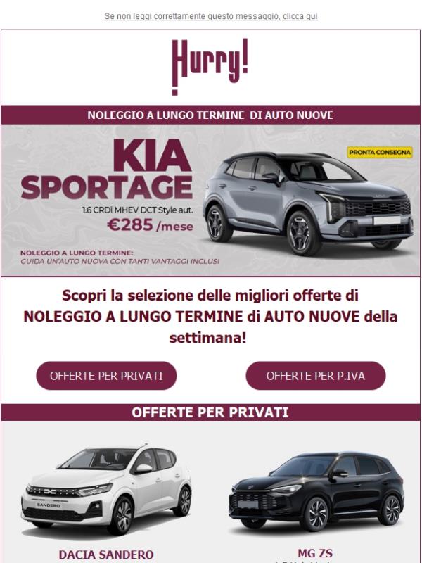 🚘HURRY! Noleggio | Le MIGLIORI OFFERTE della settimana 🚘 Scopri tutte le auto a noleggio a prezzi scontati!