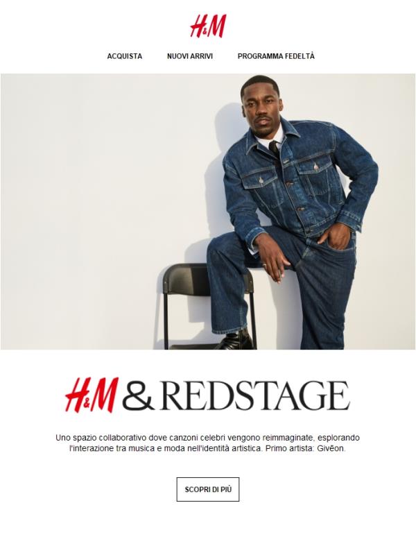 Ora in diretta: H&M&REDSTAGE