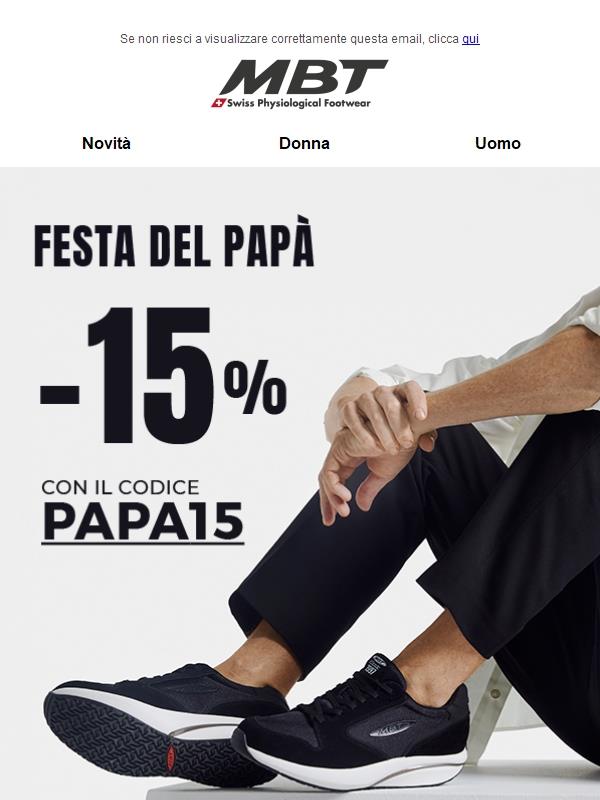 Offerta Festa del Papà attiva 🎁