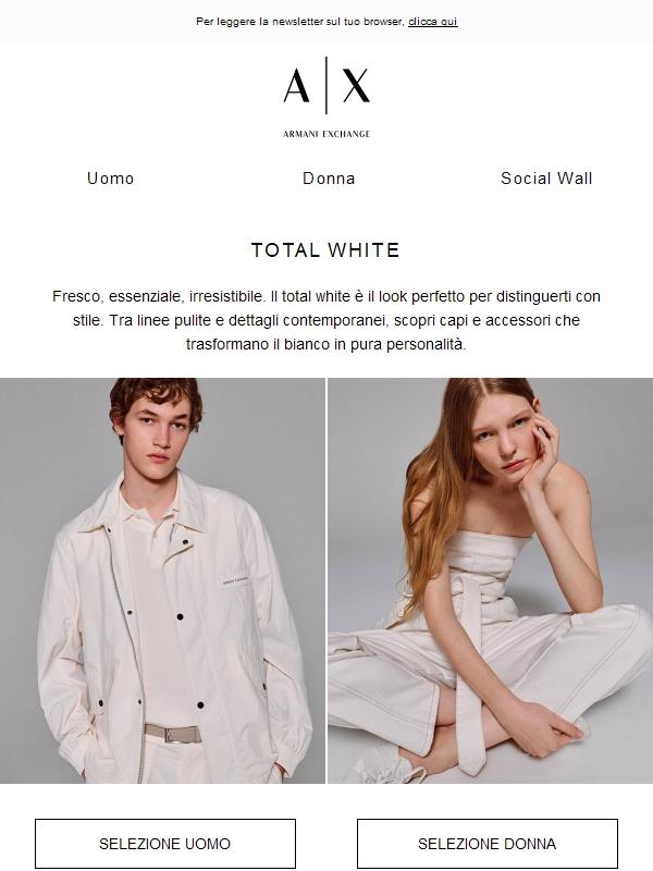 Scopri i look total white