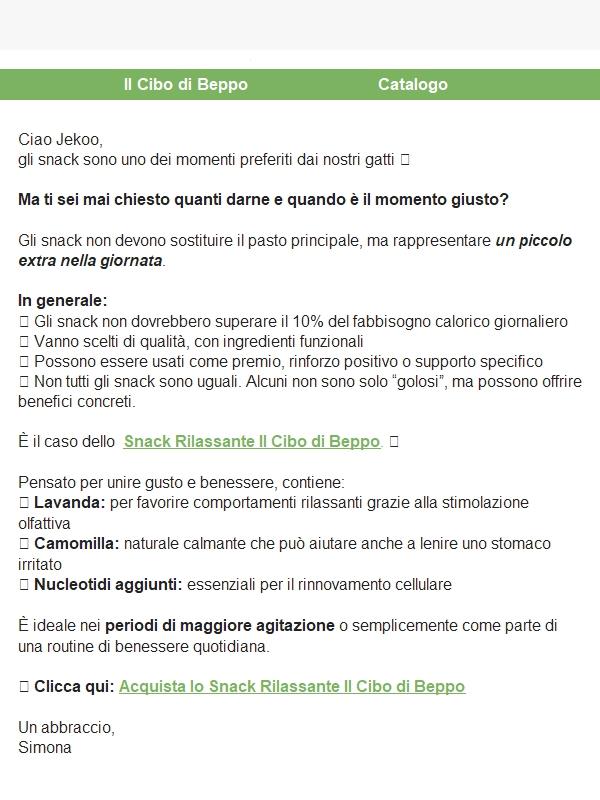 Quando dare gli snack al tuo gatto?