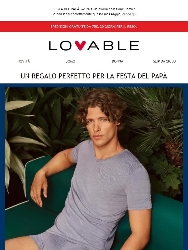 Festa del Papà: -20% sulla nuova collezione uomo