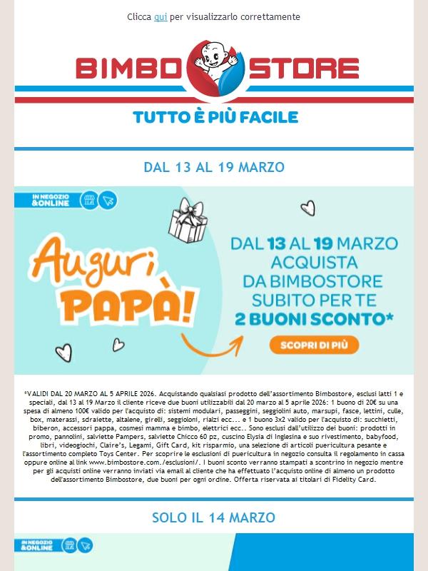 🤩 Festa del Papà! 💯 Pee&Poo e Aptamil Day!