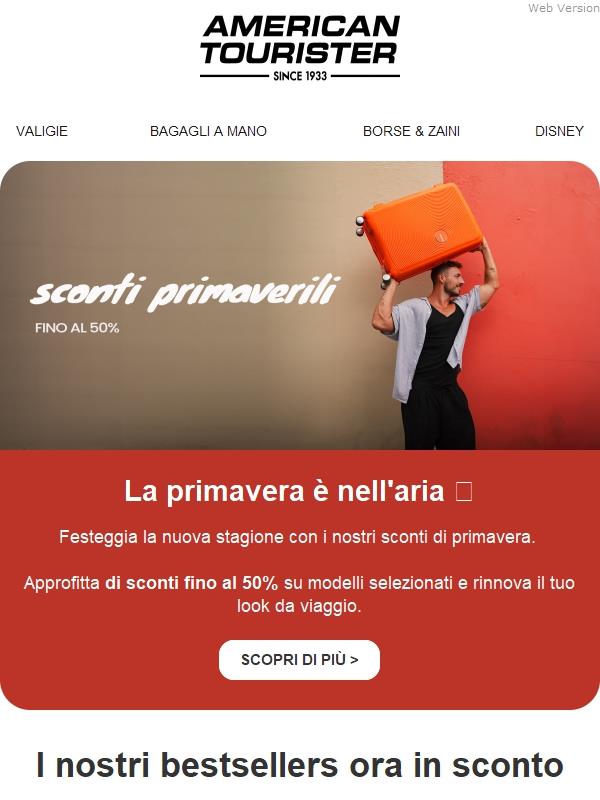 Alert, risparmi primaverili: fino al 50% di sconto