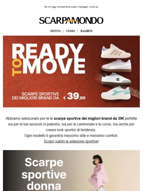 Le migliori scarpe sportive da 39€.