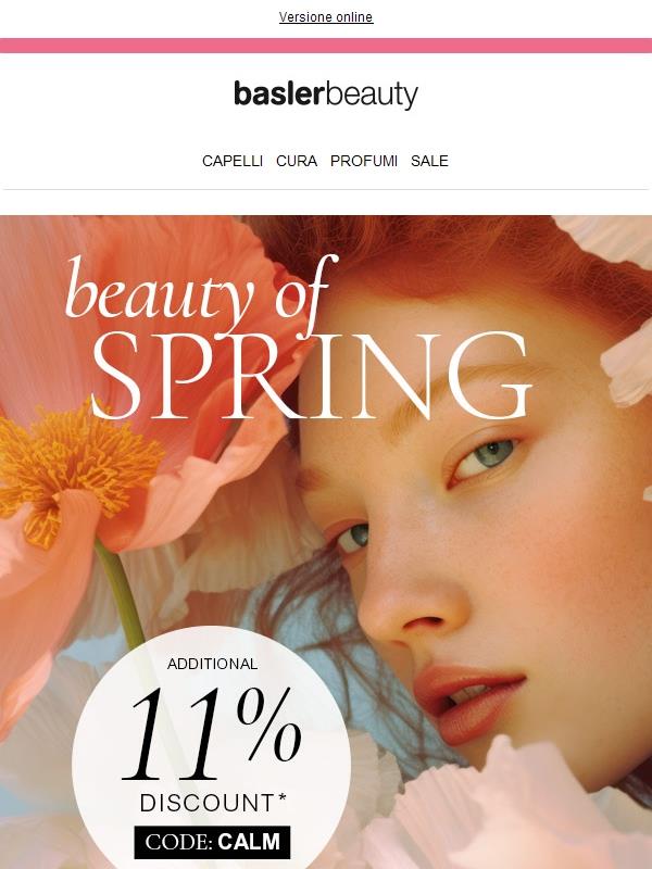 Get ready for Spring 🌷 11 % on top