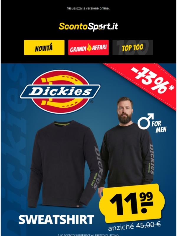 Maglione Dickies a soli 11,99 € invece di 45 € per uomo?!