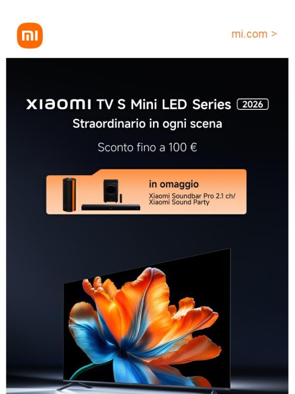 Xiaomi TV S Mini LED Series 2026