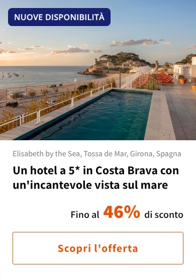 Un hotel a 5* in Costa Brava con un'incantevole vista sul mare
