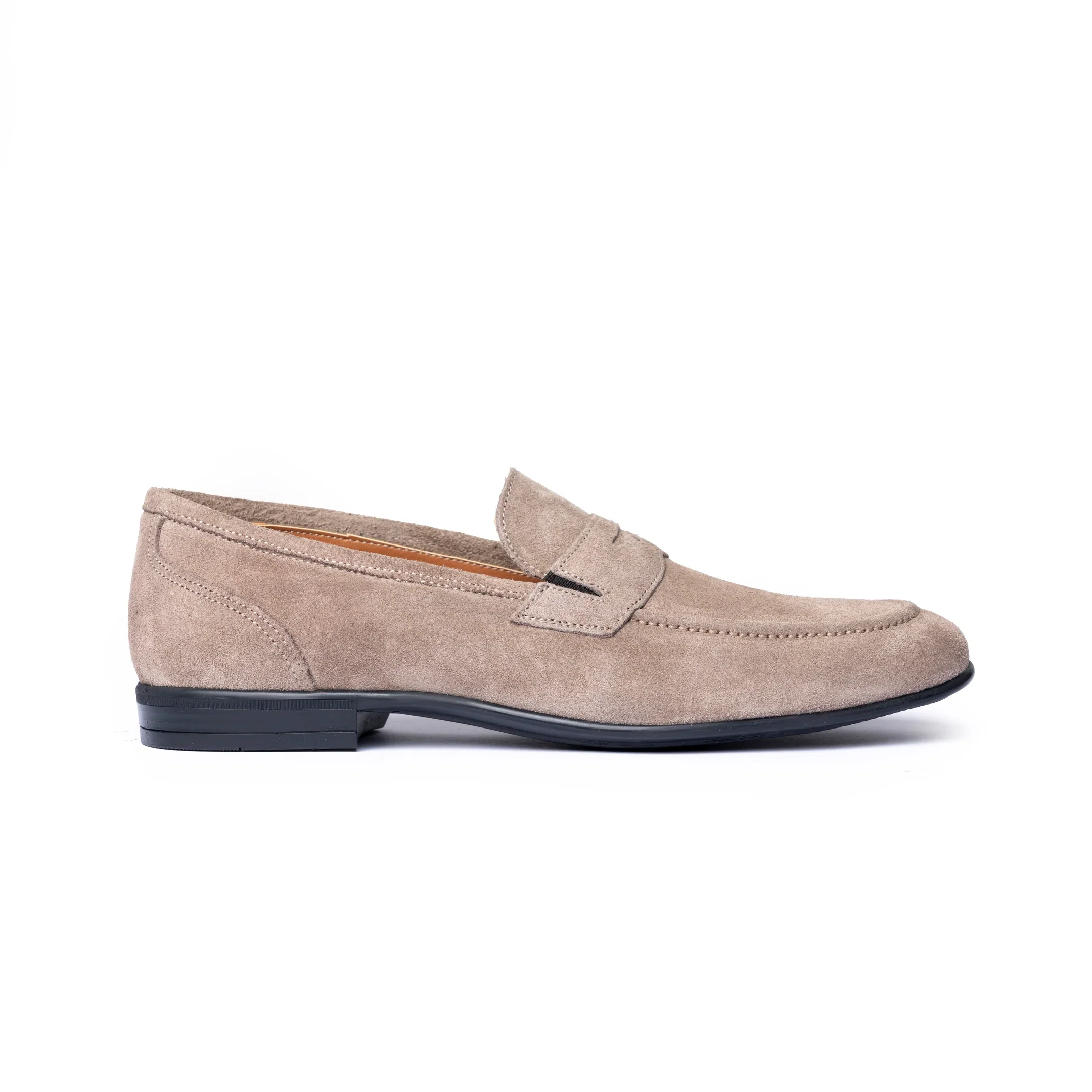 Image of Mocassini in camoscio beige - Leone