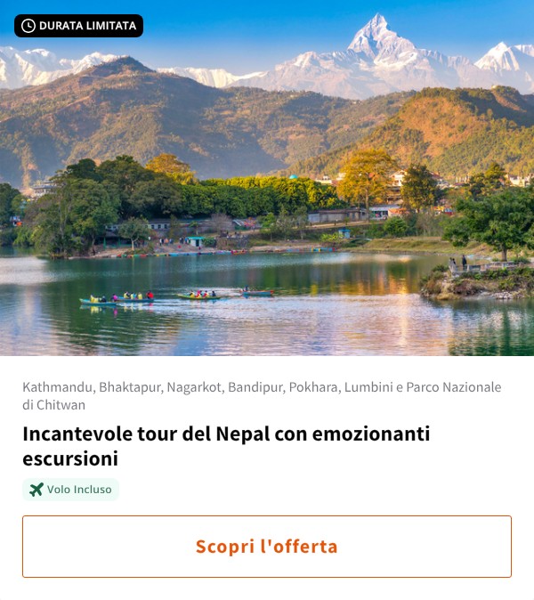 Incantevole tour del Nepal con emozionanti escursioni