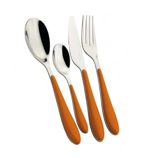 Gioia Servizio Posate Acciaio Inox e ABS - Set 24 Pz