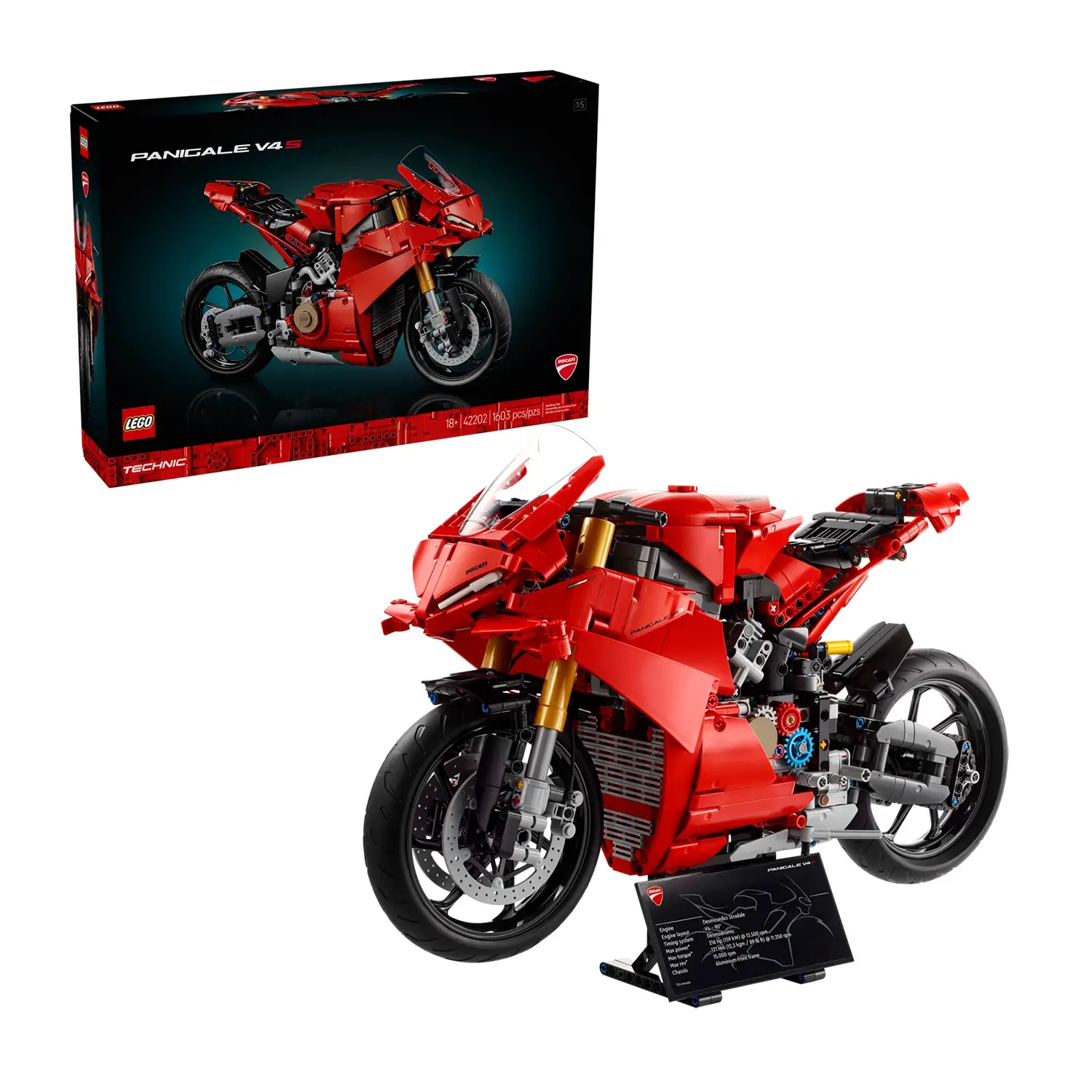 Lego Technic Motocicletta Ducati Panigale V4 S 42202