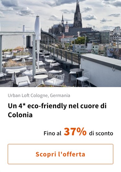 Un 4* eco-friendly nel cuore di Colonia