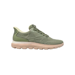 Geox Spherica Plus Sneakers Donna Bassa in Tessuto Verde