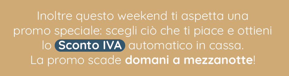 Spring Party Weekend: Sconto IVA automatico in cassa