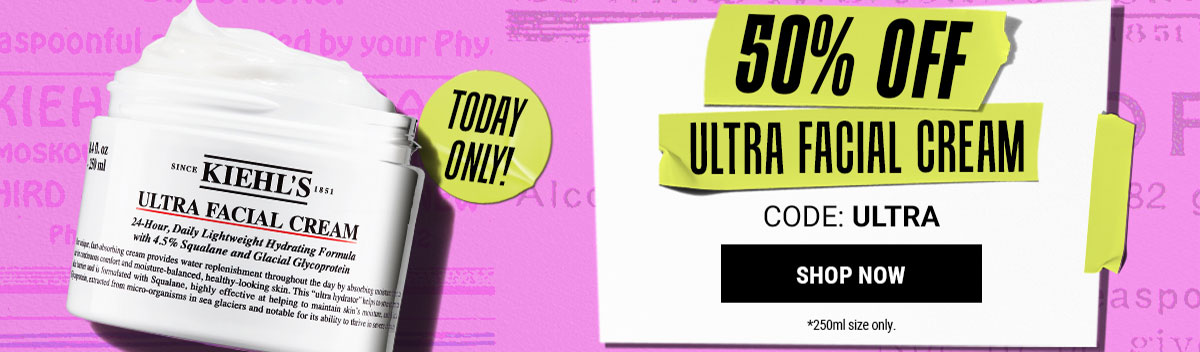 50% OFF ULTRA FACIAL CREAM