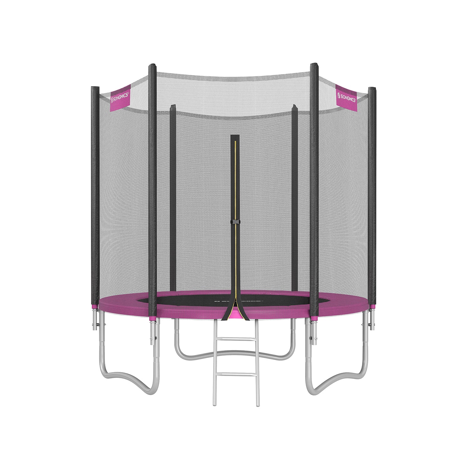 Image of Trampolino da Giardino con Recinto di Sicurezza Coperta per Molle