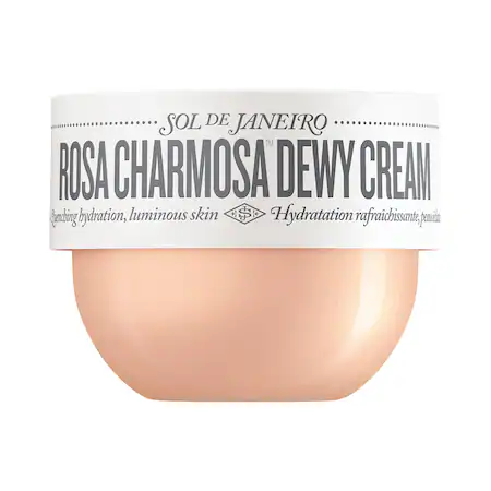 Mini Rosa Charmosa Dewy Body Cream with Rosewater + Crystal Peptides