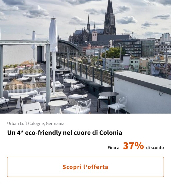 Un 4* eco-friendly nel cuore di Colonia