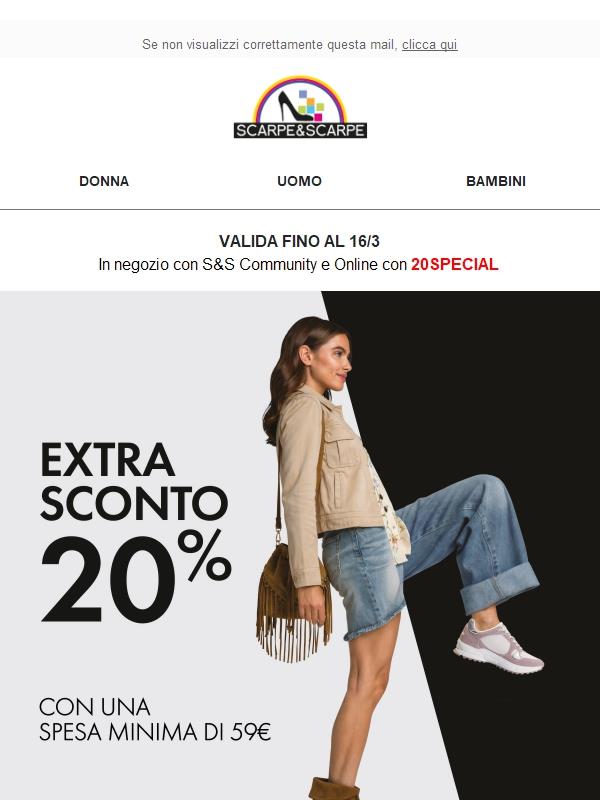 Ultimi Giorni 🔥 Extra -20% su tutto!
