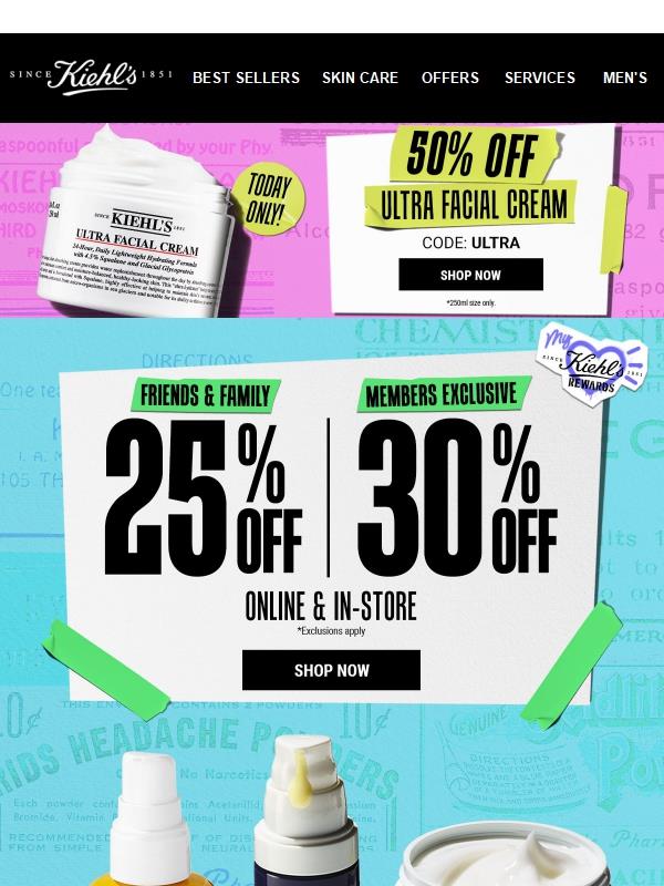 ⚡TODAY ONLY: 50% OFF Ultra Facial Cream + Up To 30% OFF Sitewide⚡