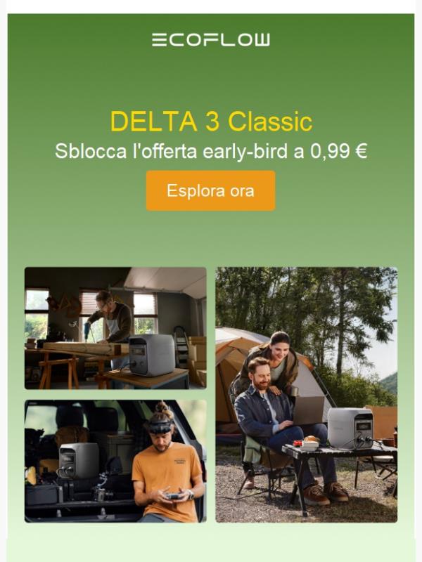 💥Ultimi 2 giorni per bloccare l'offerta early-bird a 0,99 €