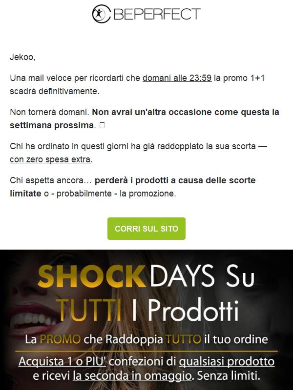 ⚠️ Scade domani: Ultima chance per il raddoppio