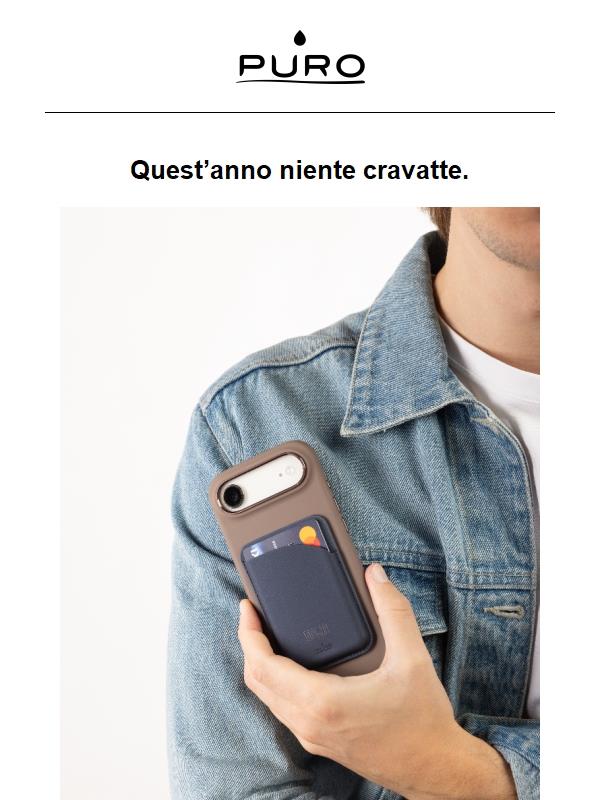 Quest’anno niente cravatte. Mag Wallet: meno tasche, più ordine.
