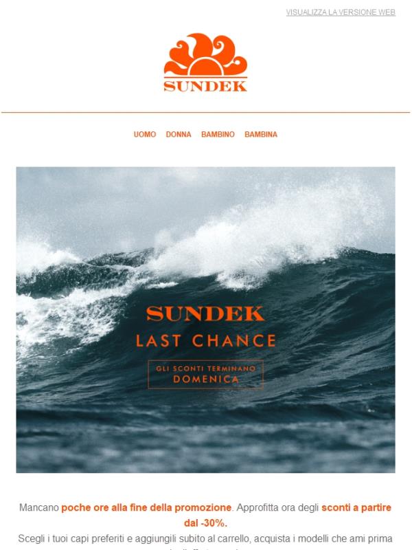 LAST CHANCE | ULTIME ORE