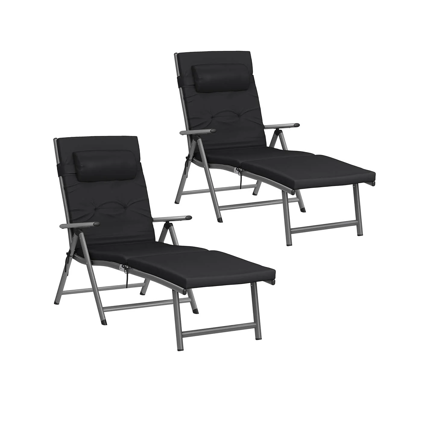 Image of Sdraio Pieghevole Lettino Prendisole con Materassino