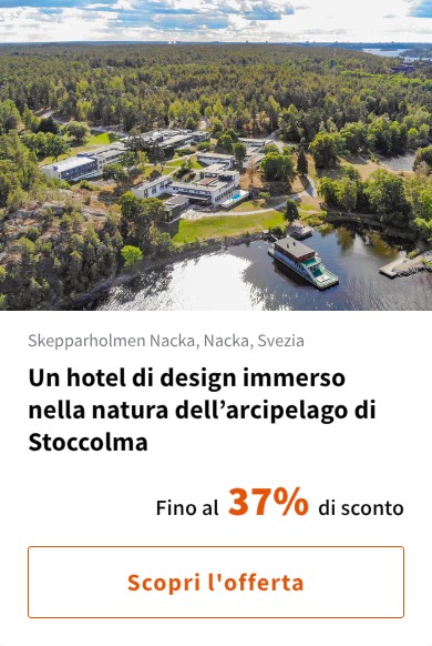 Un hotel di design immerso nella natura dell%27arcipelago di Stoccolma