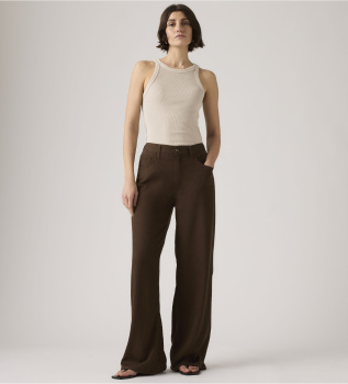 pantaloni-larghi-marroni-con-coulisse